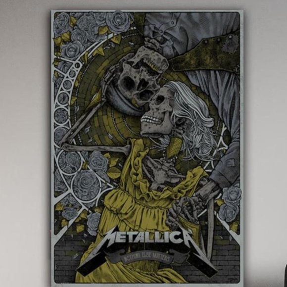 Metalli-ca M72 The Black Album Poster Nothing Else Matters - Picture 1 of 2